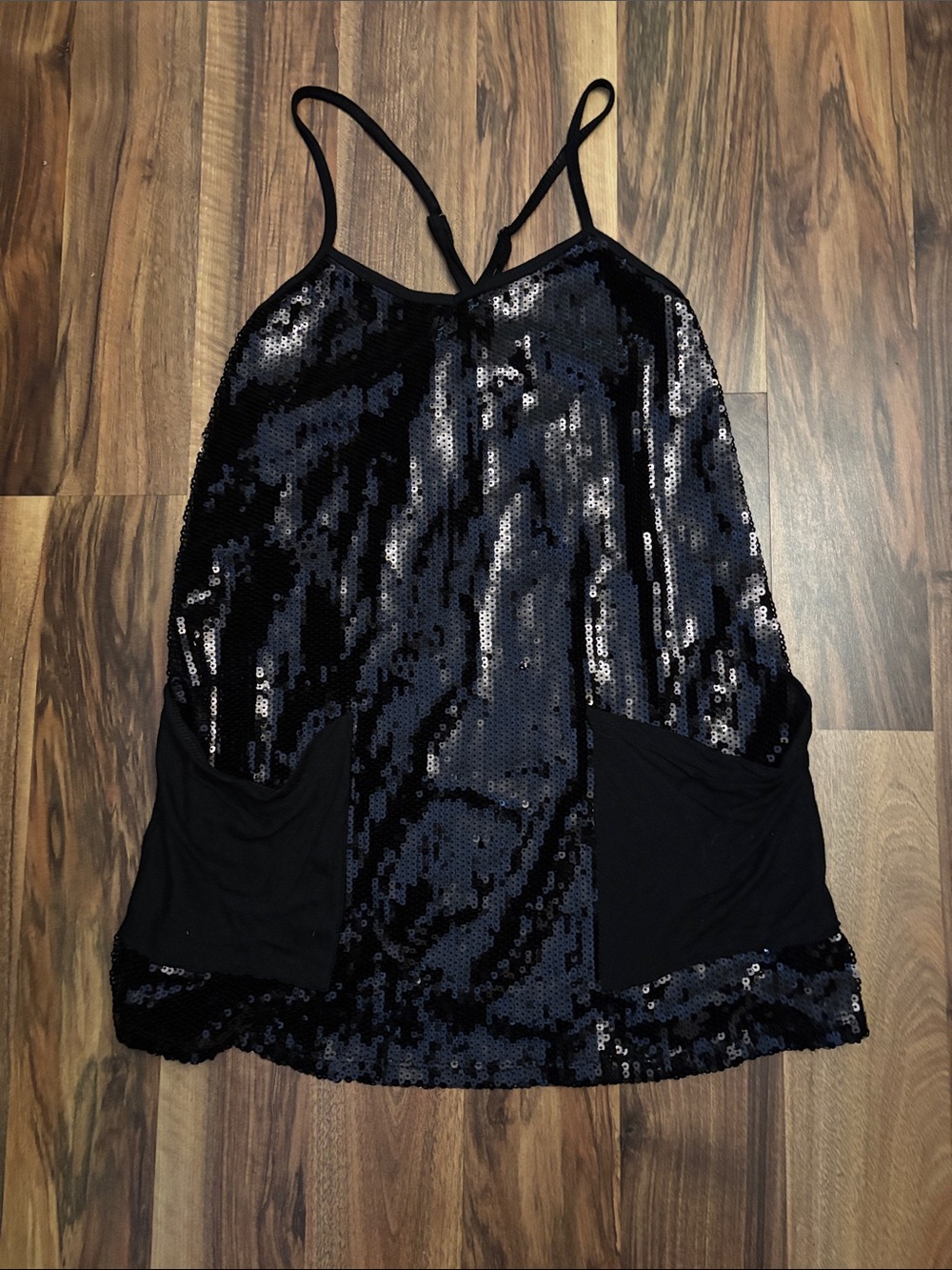 Forever 21 Black Sequin Camisole